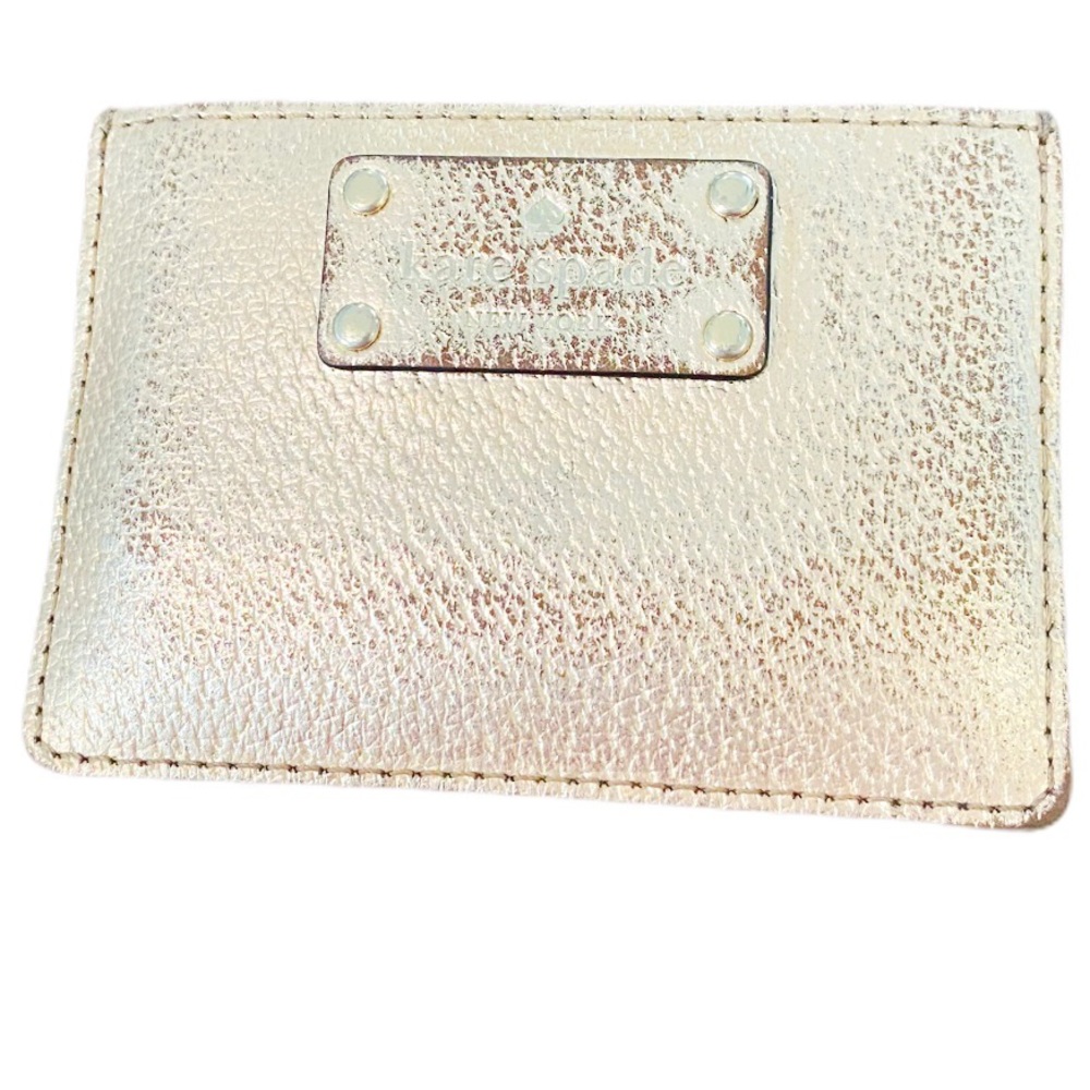 Kate Spade Gold Metallic Wallet - Picture 3 of 4